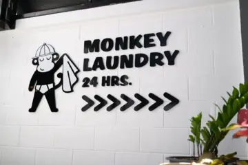 Monkey Laundry sign